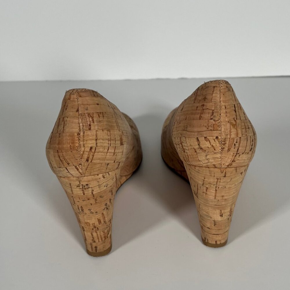 Stuart Weitzman Cork Wedge Heels Size 7.5 - image 6